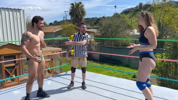 2 on 1 Intergender Low Blows match