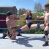 2 on 1 Intergender Low Blows match