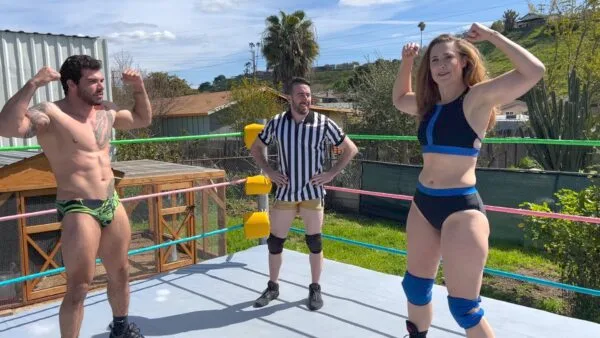 2 on 1 Intergender Low Blows match