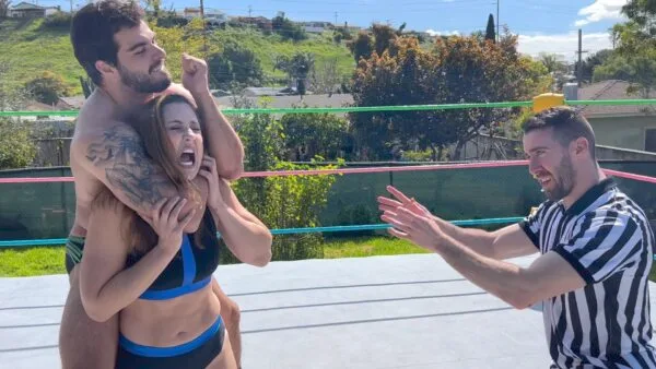 2 on 1 Intergender Low Blows match