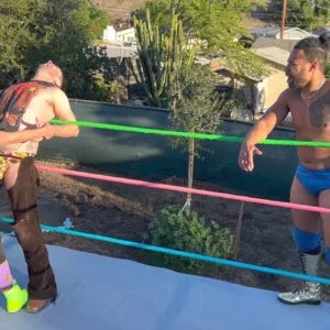 Morrigan Destroys Male Tag Team