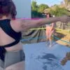 Stevie Vs Hilton: Nylon Wrestling