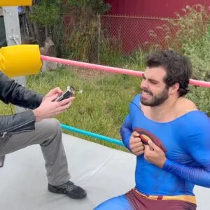 Superman Nipple Electrocution