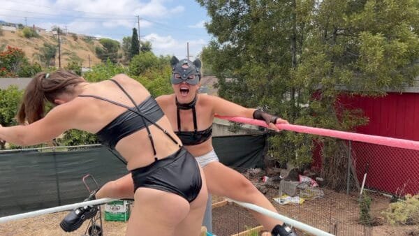 Kitty K Gets Low Blowed