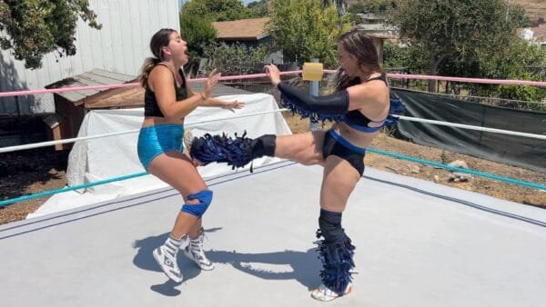 Kitty K gets 8 Piledrivers